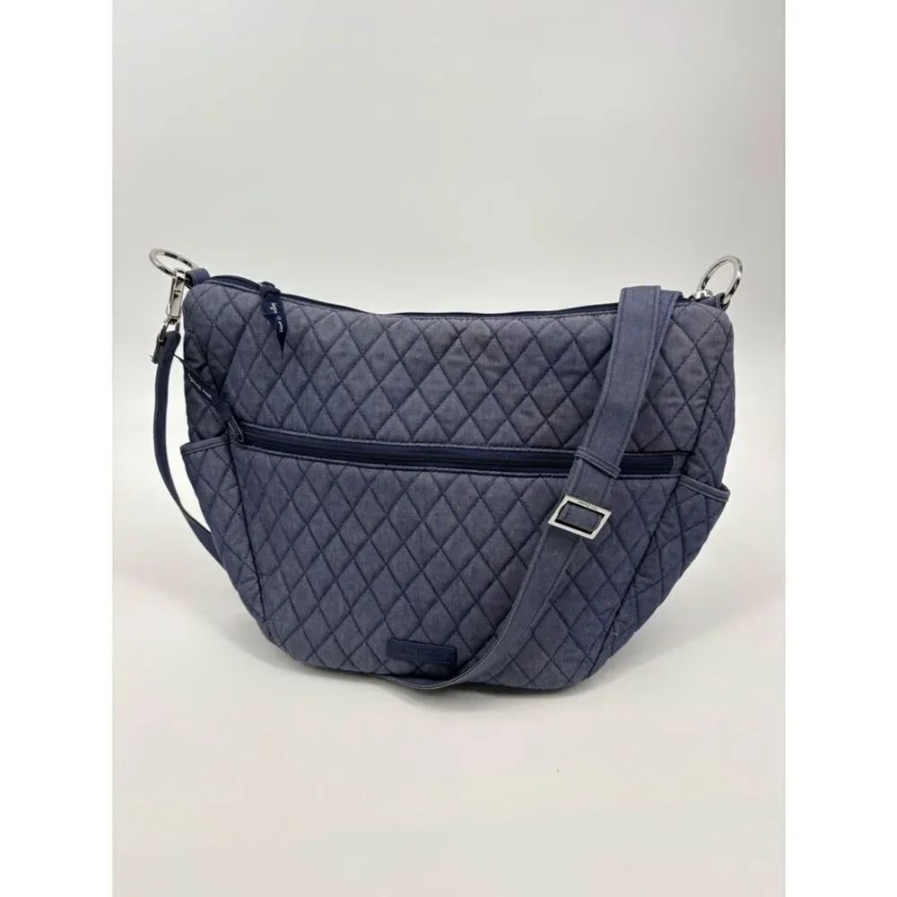 Vera Bradley Women's Go Ahead Convertible Crossbody Moonlight Navy